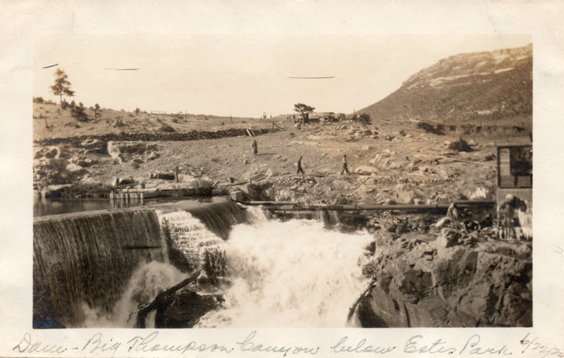 1924f5_Dam_Big_Thompson_Canyon_below_Estes_Park_22Jun1924